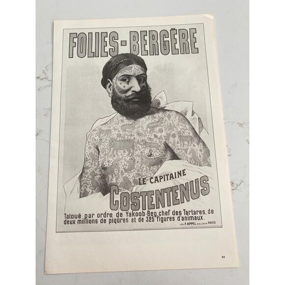 Folies Bergère, Capitaine Constentenus, Casino De Paris, Nini Patte, Music Hall - Picture 1 of 5